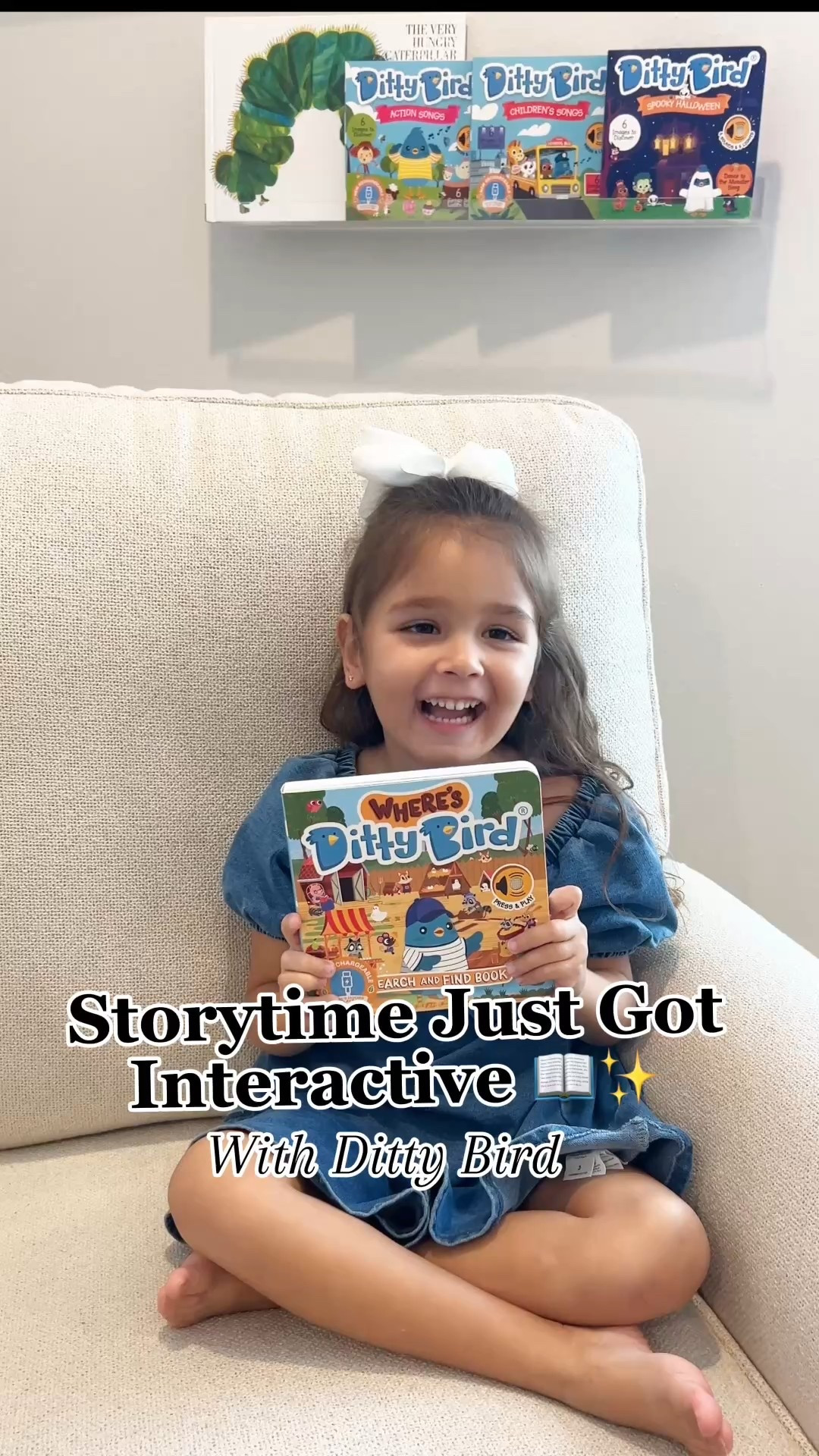 ✨Search & Find Fun✨
Comment BOOK 📚 and I’ll DM you all our favorite @dittybird books! 💛

🐦 Interactive sounds on every page
👀 Encourages listening, focus, and attention to detail
🔋 Rechargeable for hours of play
🎶 Storytime meets playtime — your little one will love it!

Perfect for toddlers who love music, movement, and discovering something new each time they open a book! 💕

#LTKGiftGuide #LTKKids #LTKHoliday