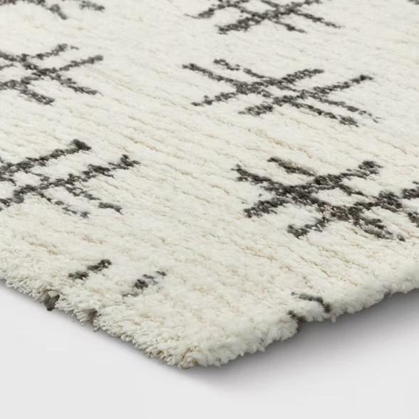 Stafford Hashtag Area Rug Ivory - Threshold™ | Target