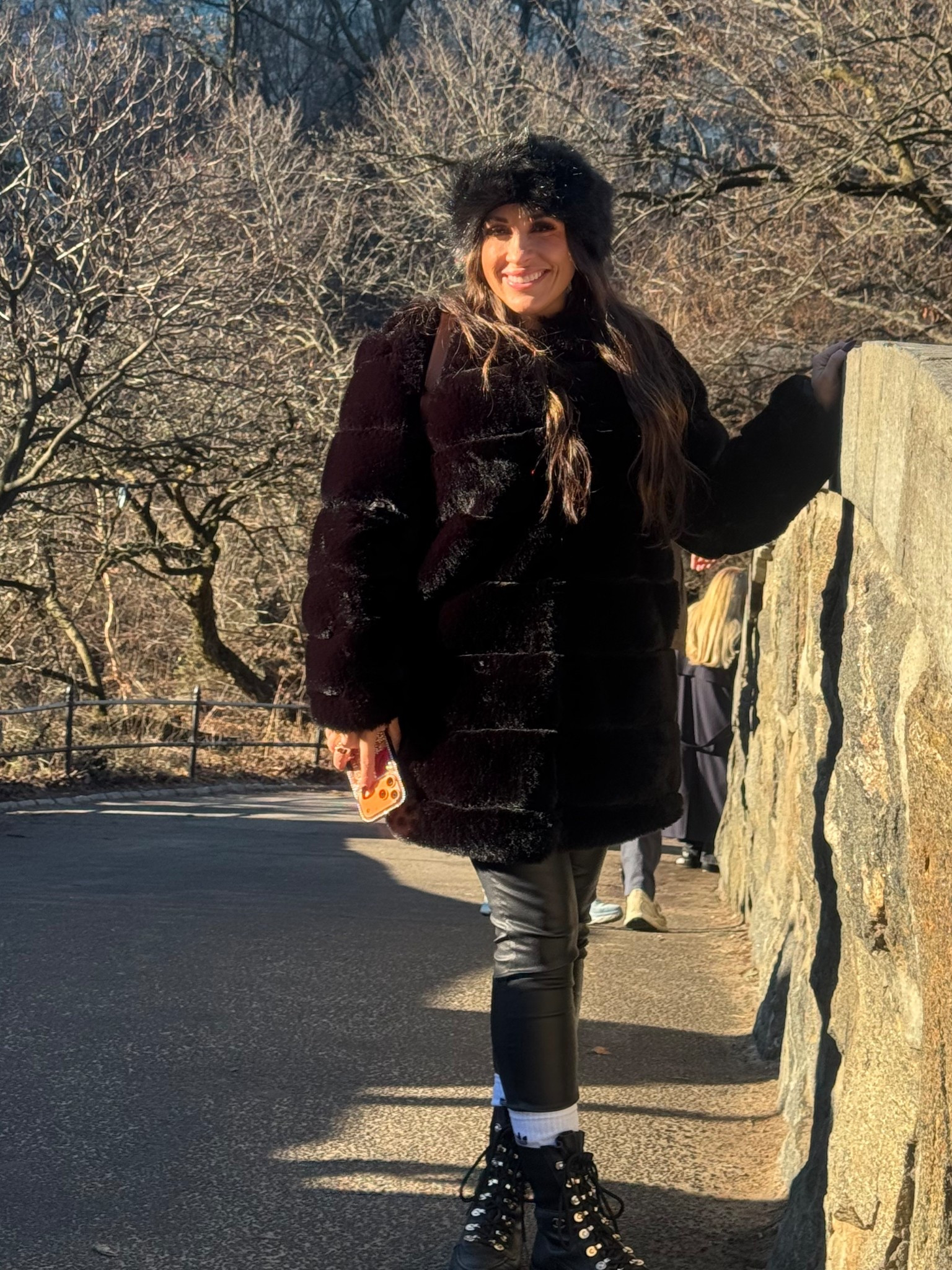 Central Park outfit! This faux fur head band also got a lot of compliments!♥️

#LTKOver40 #LTKSeasonal #LTKFindsUnder50