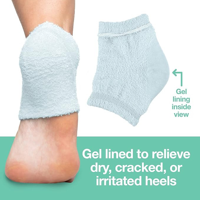 ZenToes Moisturizing Fuzzy Sleep Socks with Vitamin E, Olive Oil and Jojoba Seed Oil to Soften an... | Amazon (US)