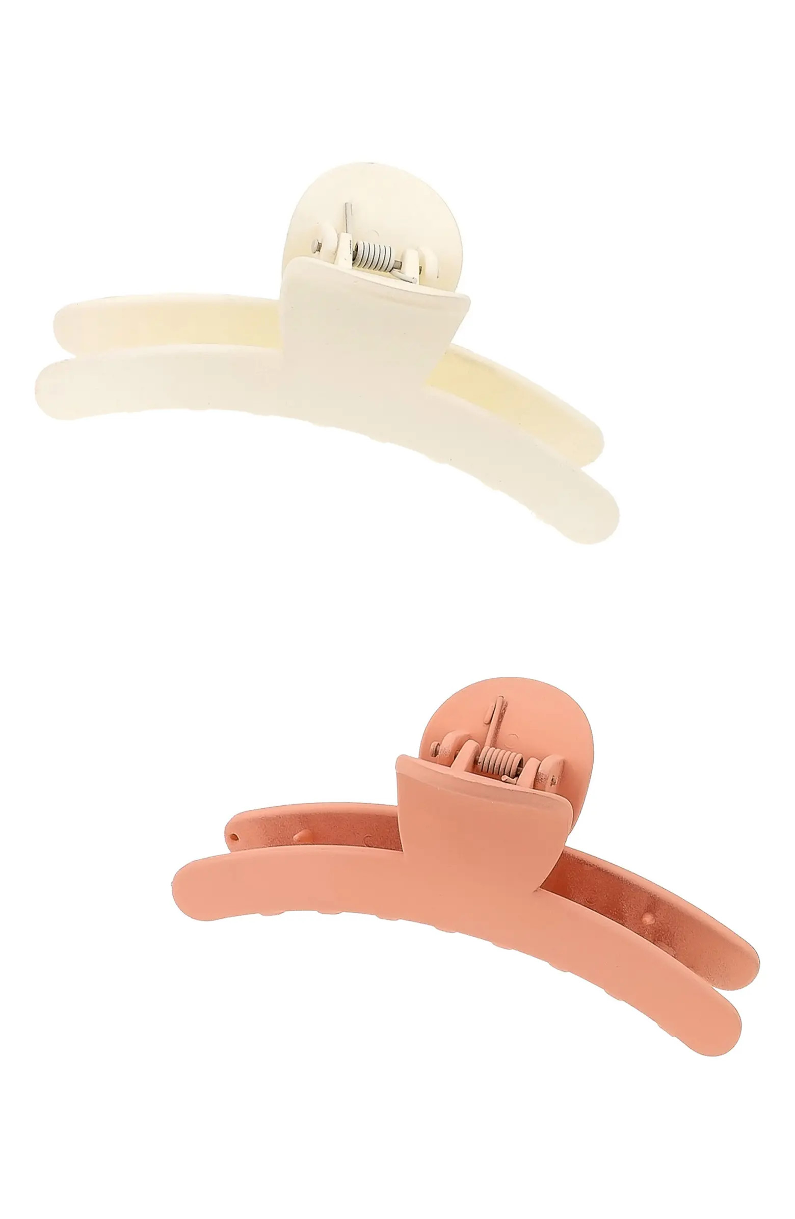 Ettika 2-Pack Assorted Large Flat Claw Hair Clips | Nordstrom | Nordstrom