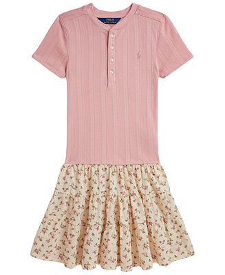 Girls' 7-16 Short-Sleeve Shirt Dress | Macy's