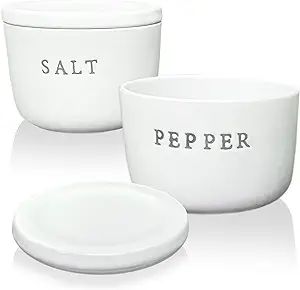 COLIBROX Salt & Pepper Stoneware Cellar | Amazon (US)