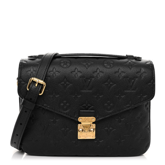 LOUIS VUITTON Empreinte Pochette Metis Black | FASHIONPHILE (US)