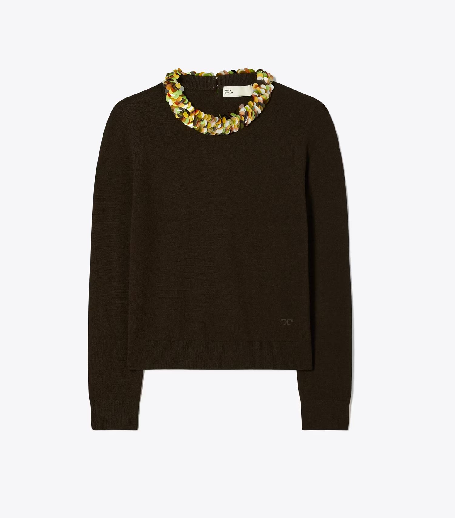Wool And Sequin Sweater: Women's Designer Sweaters | Tory Burch | Tory Burch (US)