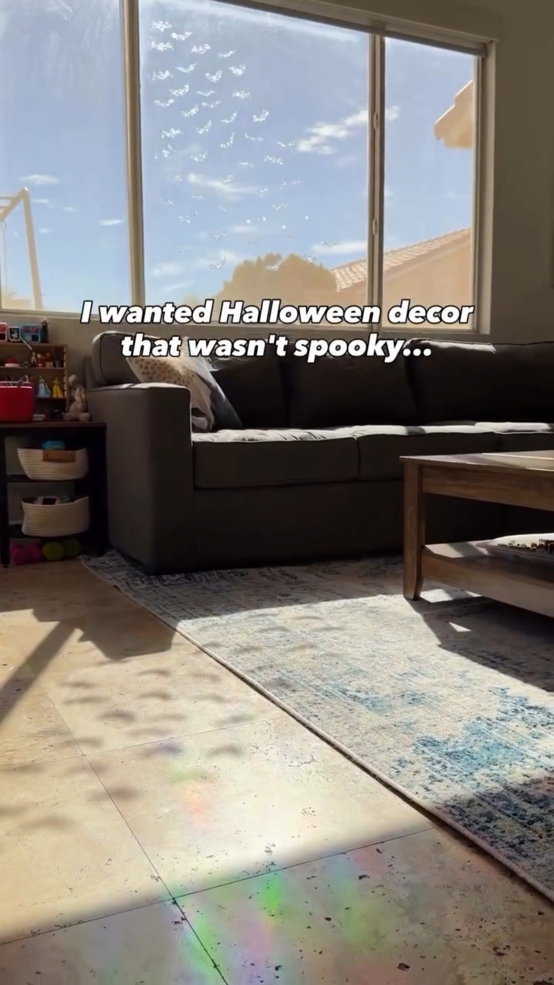 I’m definitely more of a cute, colorful, fun Halloween decor person than a spooky one 😂🎃 So when I saw these iridescent bats creating rainbow shadows, I was immediately sold.

I have a feeling they’re going to make our morning play time even more magical when those rainbows start showing up. 

Now I’m already eyeing the snowflakes for winter. ❄️

#LTKSeasonal #LTKHome #LTKKids
