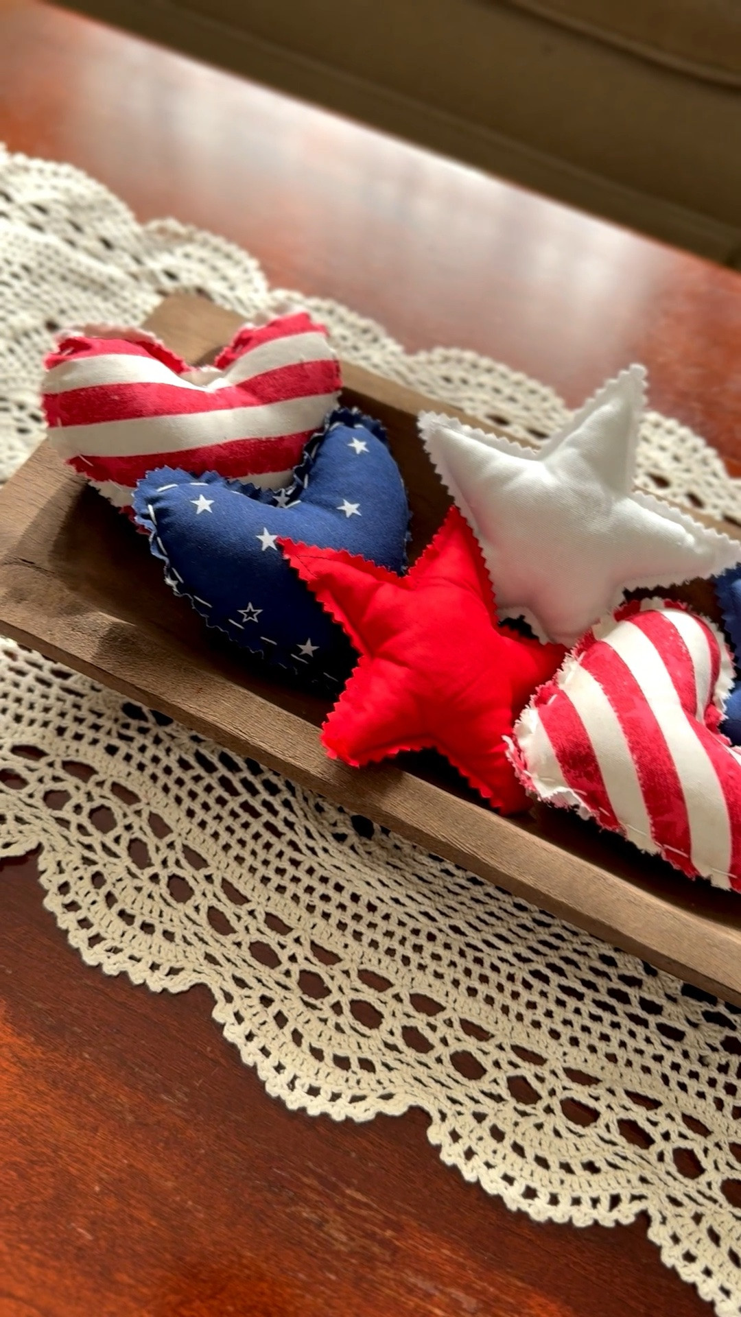 Memorial Day, Fourth of July coffee table decor, red white and blue home decor

#LTKHome #LTKSaleAlert #LTKSeasonal