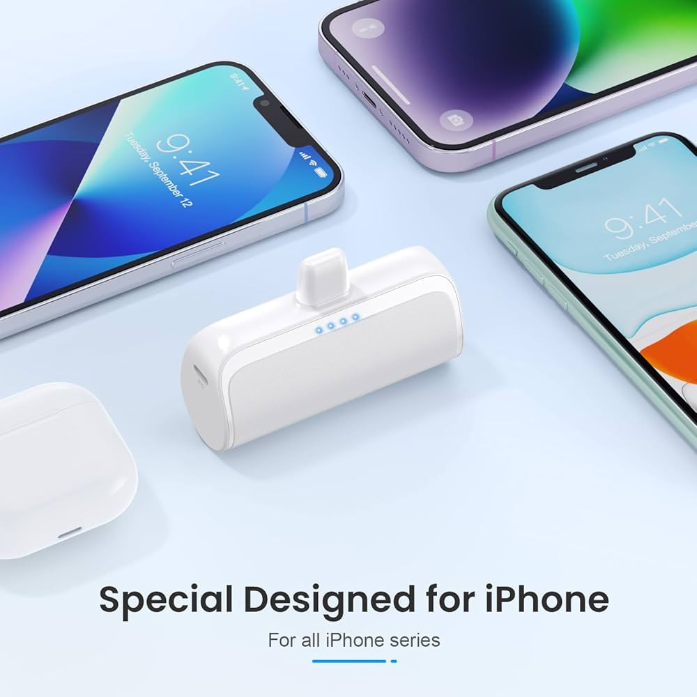 [2 Pack]Portable Charger for iPhone,5200mAh Mini Power Bank 20W PD Fast Charging Battery Pack,Por... | Amazon (US)