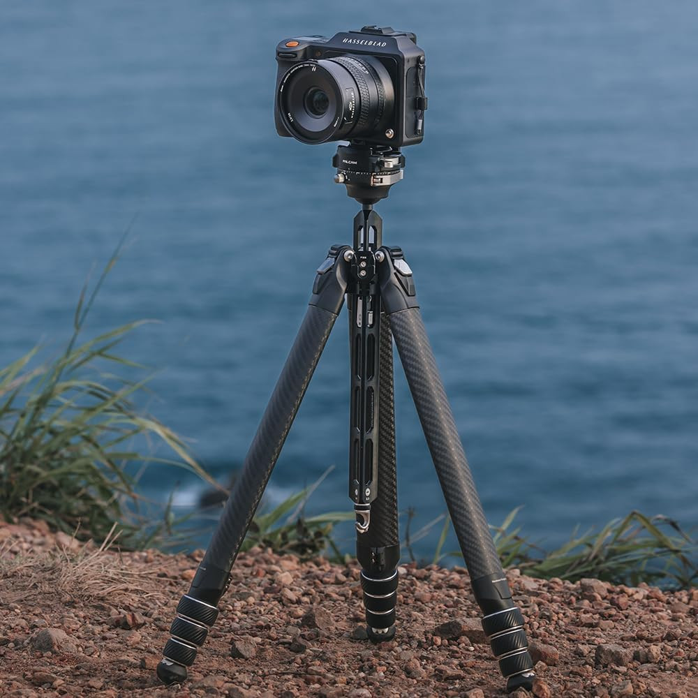 Falcam TreeRoot F38 Pro Carbon Fiber Tripod, 61" Quick Lock Travel Tripod with 360° Ball Head, 5... | Amazon (US)