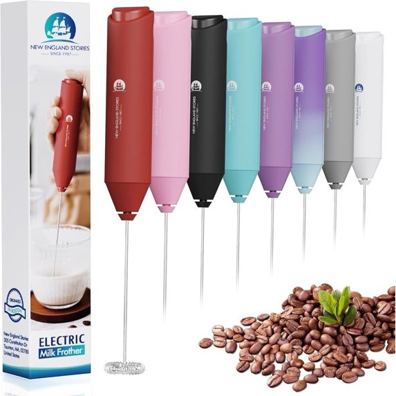 Powerful Milk Frother Handheld Foam Maker, Mini Whisk Drink Mixer for Coffee, Cappuccino, Latte, ... | Walmart (US)