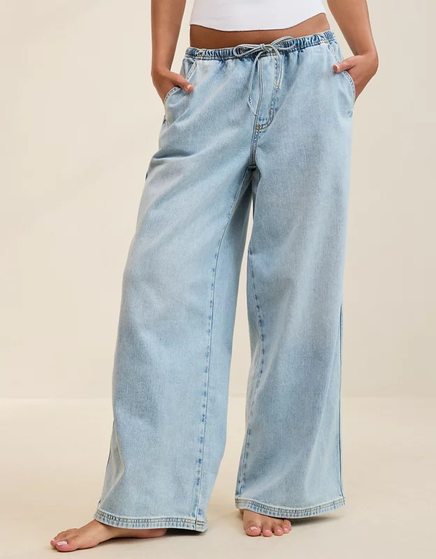 Aerie Daydream Denim Pant | Aerie