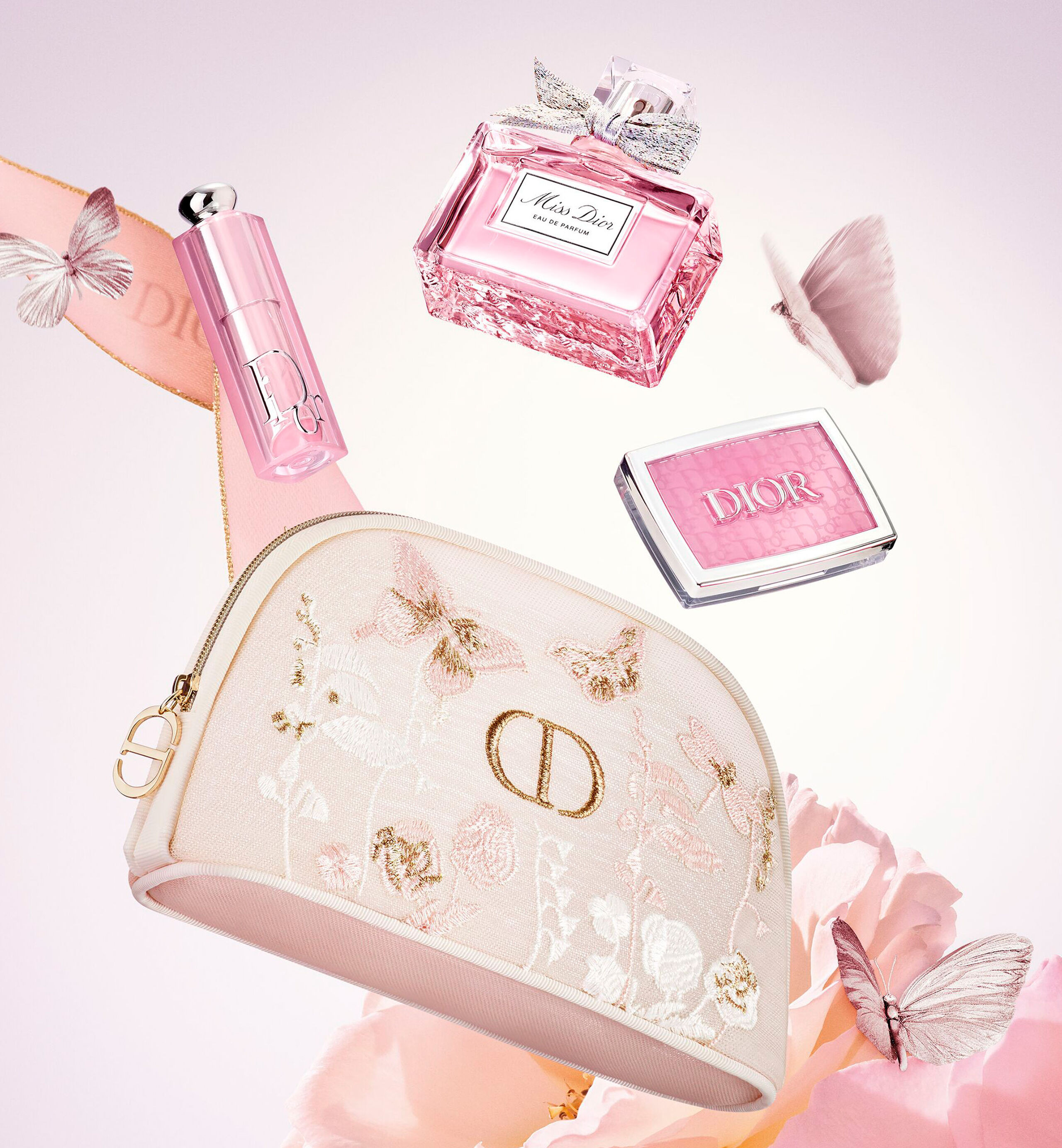 Dior Fragrance and Makeup Beauty Pouch: Lucky Miss Ritual | DIOR | Dior Beauty (US)