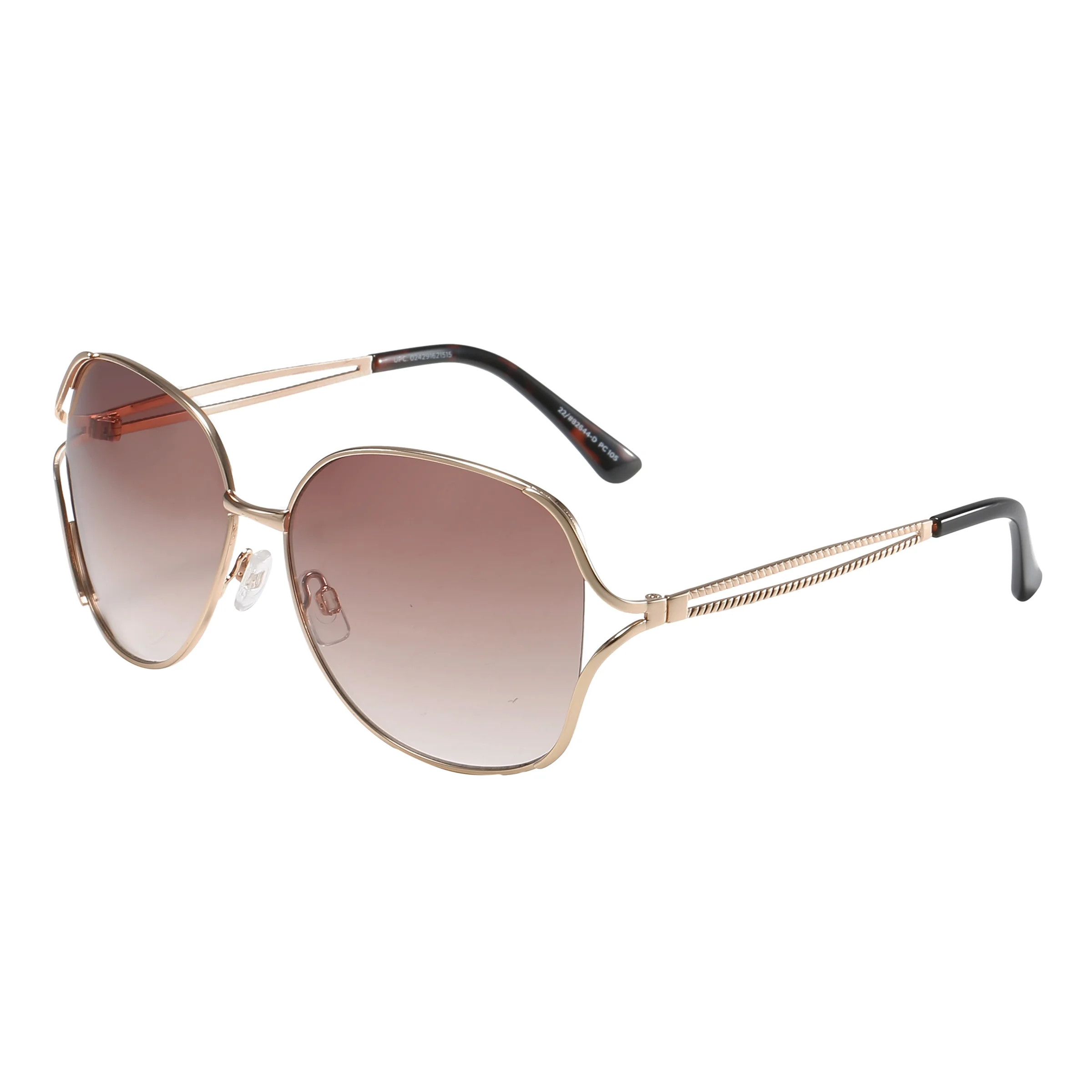 Piranha Eyewear Savannah Oversize Butterfly Sunglasses for Women with Mauve Gradient Lens | Walmart (US)