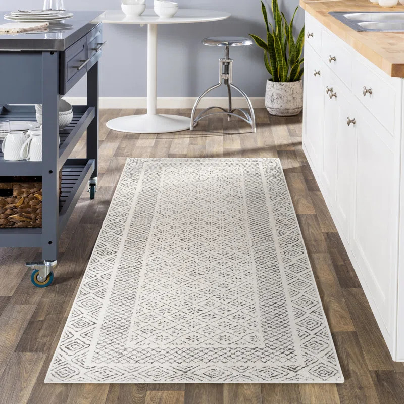 Calvo Charcoal/Light Beige Rug | Wayfair North America