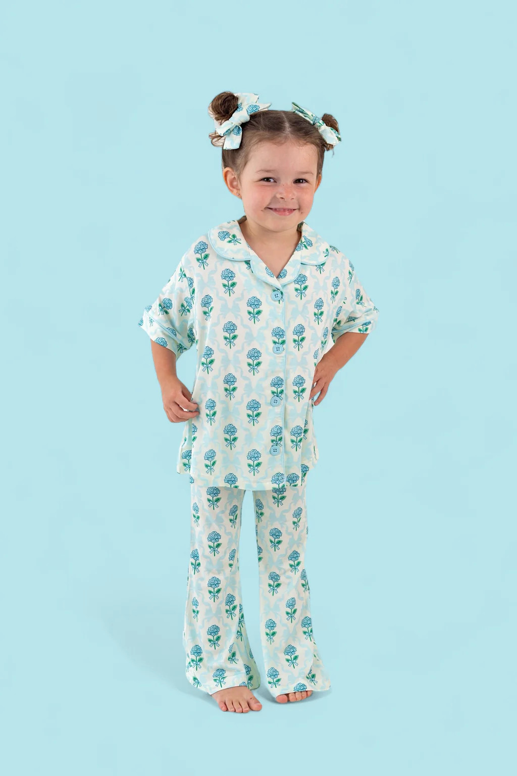 BLUE RIBBON BLOOMS DREAM GIRL'S FLARE SET | Dream Big Little Co.