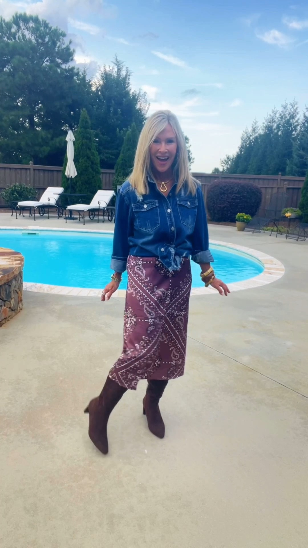 Check out this adorable bandana skirt and denim shirt. Don’t miss the denim dress!!!

#LTKdayinmylife #LTKgrwm