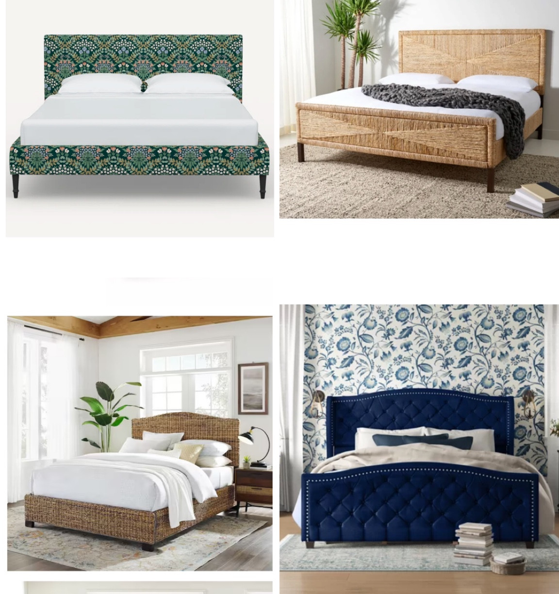 The four beds I chose from!!

#LTKHome #LTKStyleTip #LTKSaleAlert