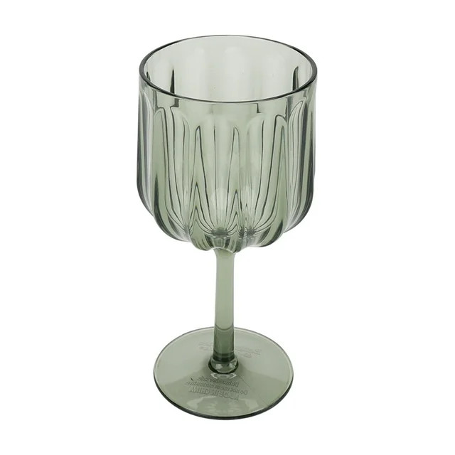 Better Homes & Gardens 17-Ounce Tritan Plastic Stemmed Wine Glass, Green - Walmart.com | Walmart (US)