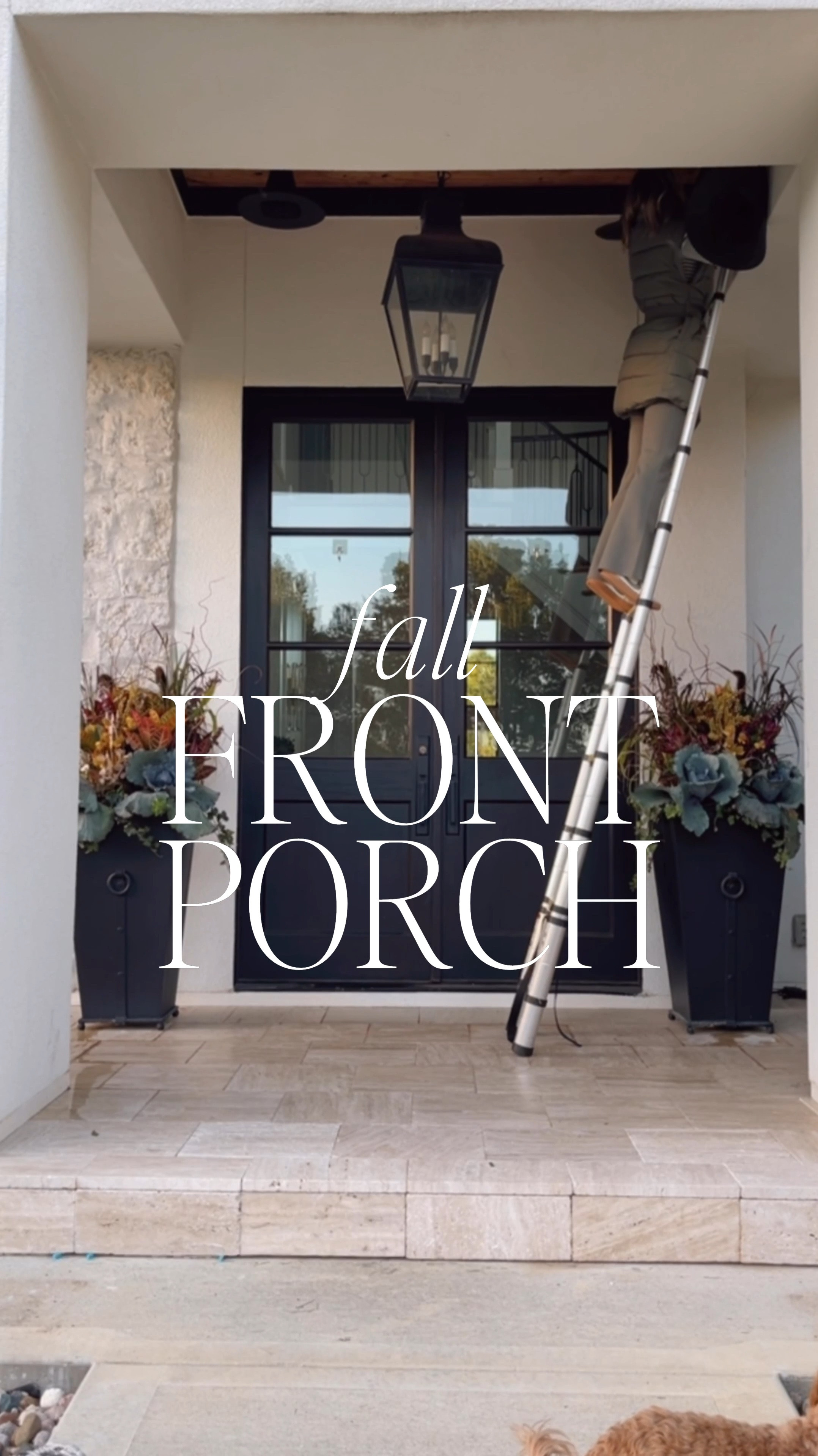  Fall is here, and so is the porch glow-up! 🍂🎃 Keeping it cute, cozy, and just a little bit spooky 👻✨ I ordered all items @loweshomeimprovement to make it super easy. #FallVibes #PorchRefresh #CozySeason”  #ad #LowesPartner