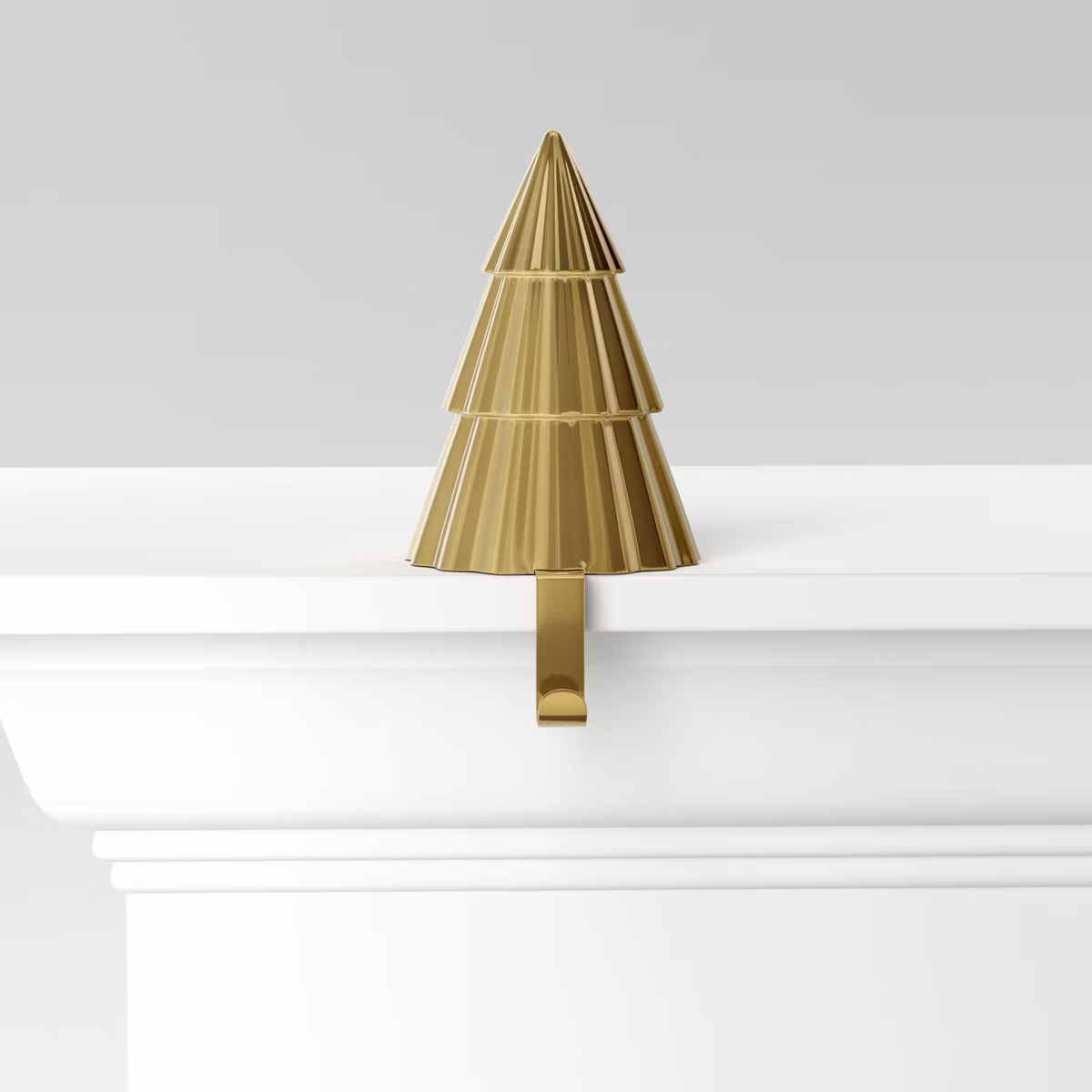 Metal Tree Christmas Stocking Holder Gold - Wondershop™ | Target