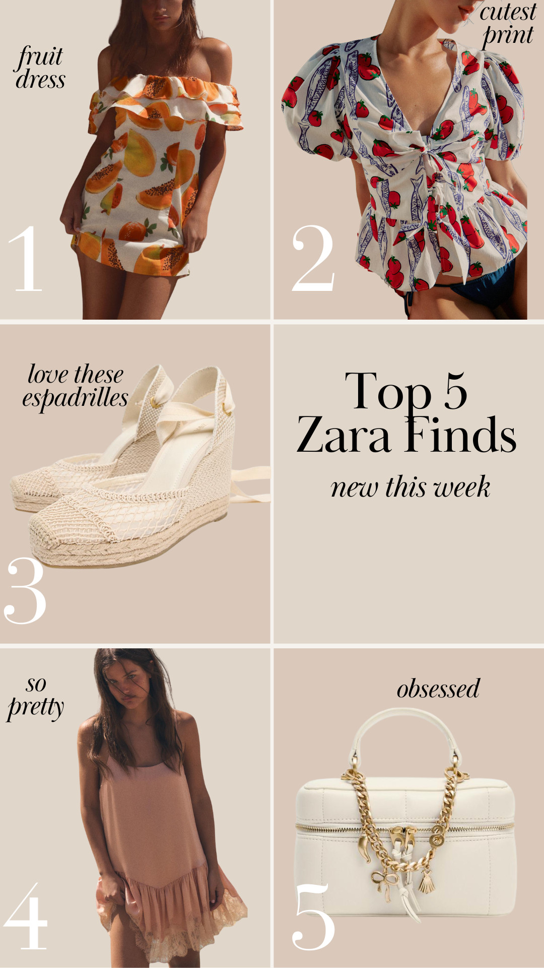 Top 5 Zara Finds of the Week!