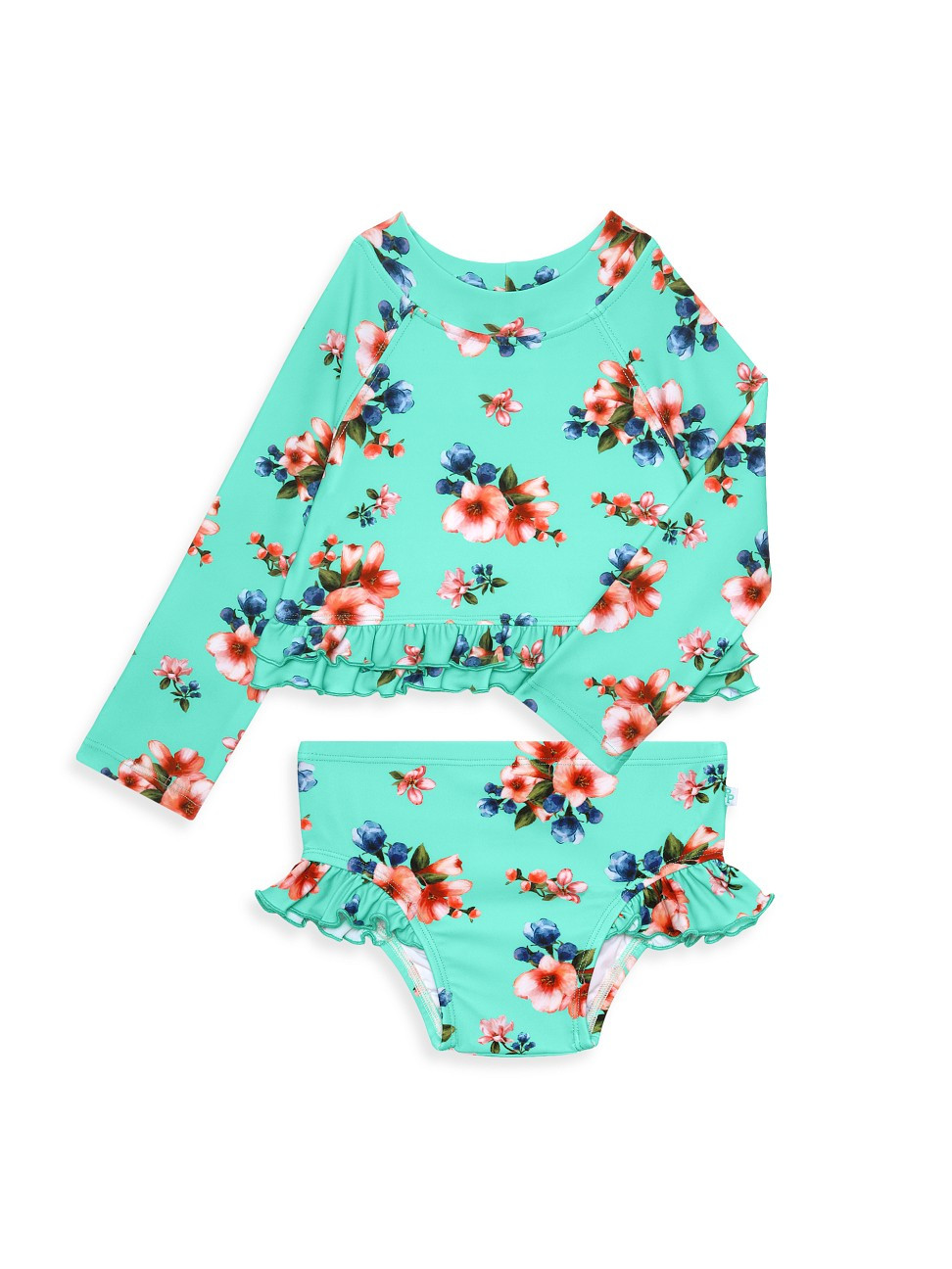 Baby Girl's & Little Girl's Aisha Rashguard Top & Ruffle Bloomer Set | Saks Fifth Avenue