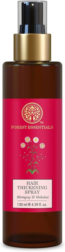 Forest Essentials Hair Thickening Spray Bhringraj & Shikakai 130ml (Hair Spray) | Amazon (US)