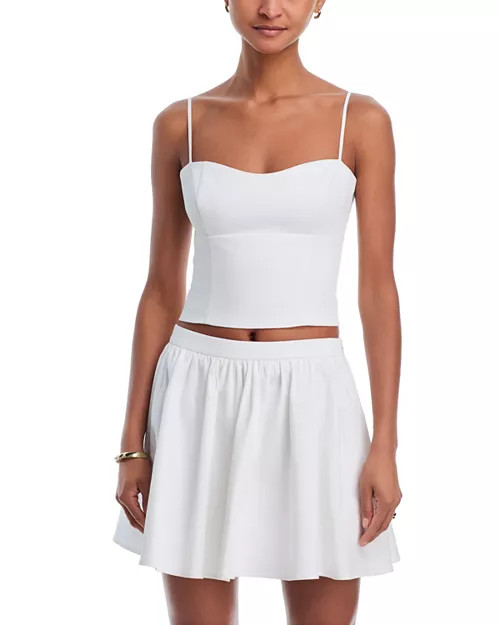 Sateen Bustier Cami | Bloomingdale's (US)
