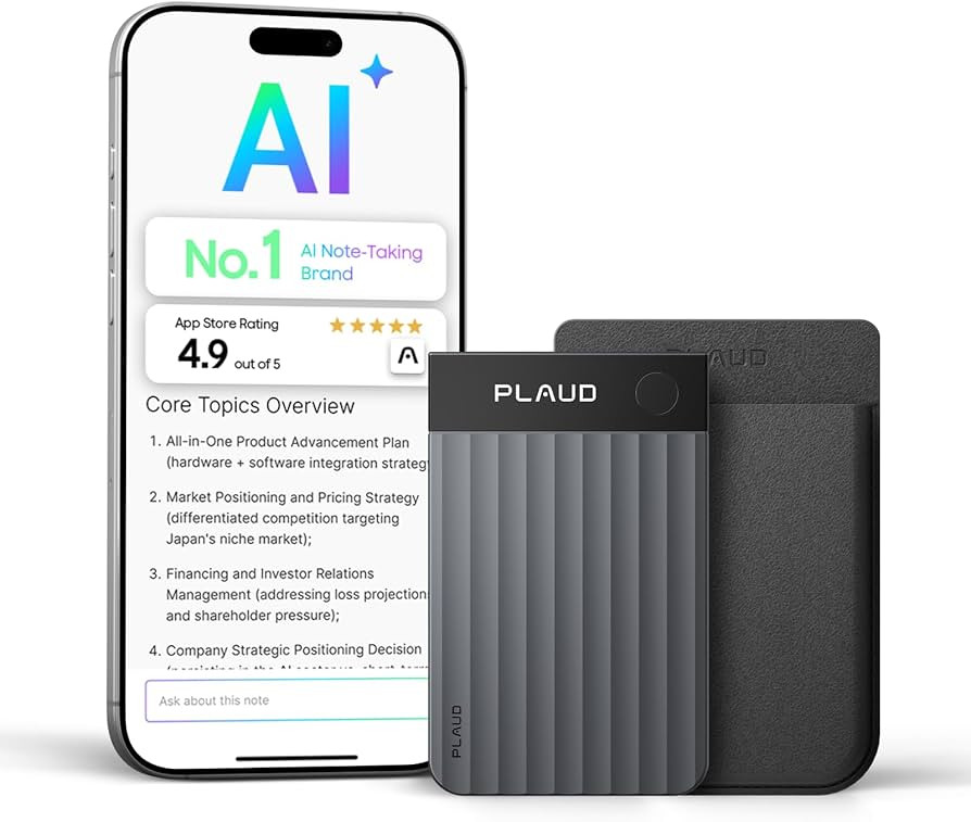 Plaud Note Pro AI Voice Recorder, Transcribe & Summarize with AI Note Taker for Meetings & Calls,... | Amazon (US)