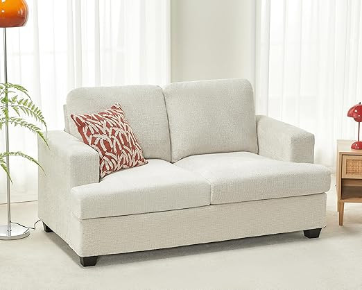 VanAcc Sofa, Comfy Sofa Couch with Extra Deep Seats, Modern Sofa- Loveseat, Couch for Living Room... | Amazon (US)