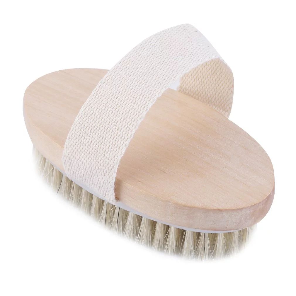 Dry Skin Body Natural Bristle Brush Soft SPA Brush Bath Massager Home | Walmart (US)