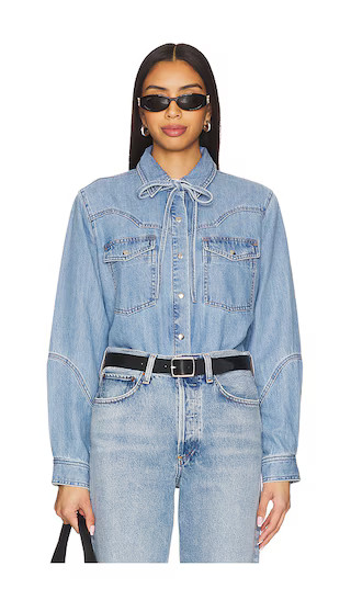 Mia Shirt in Dakota Vintage | Revolve Clothing (Global)