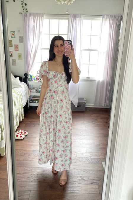 perfect floral dress for spring 🐥💐✨ #springdress 