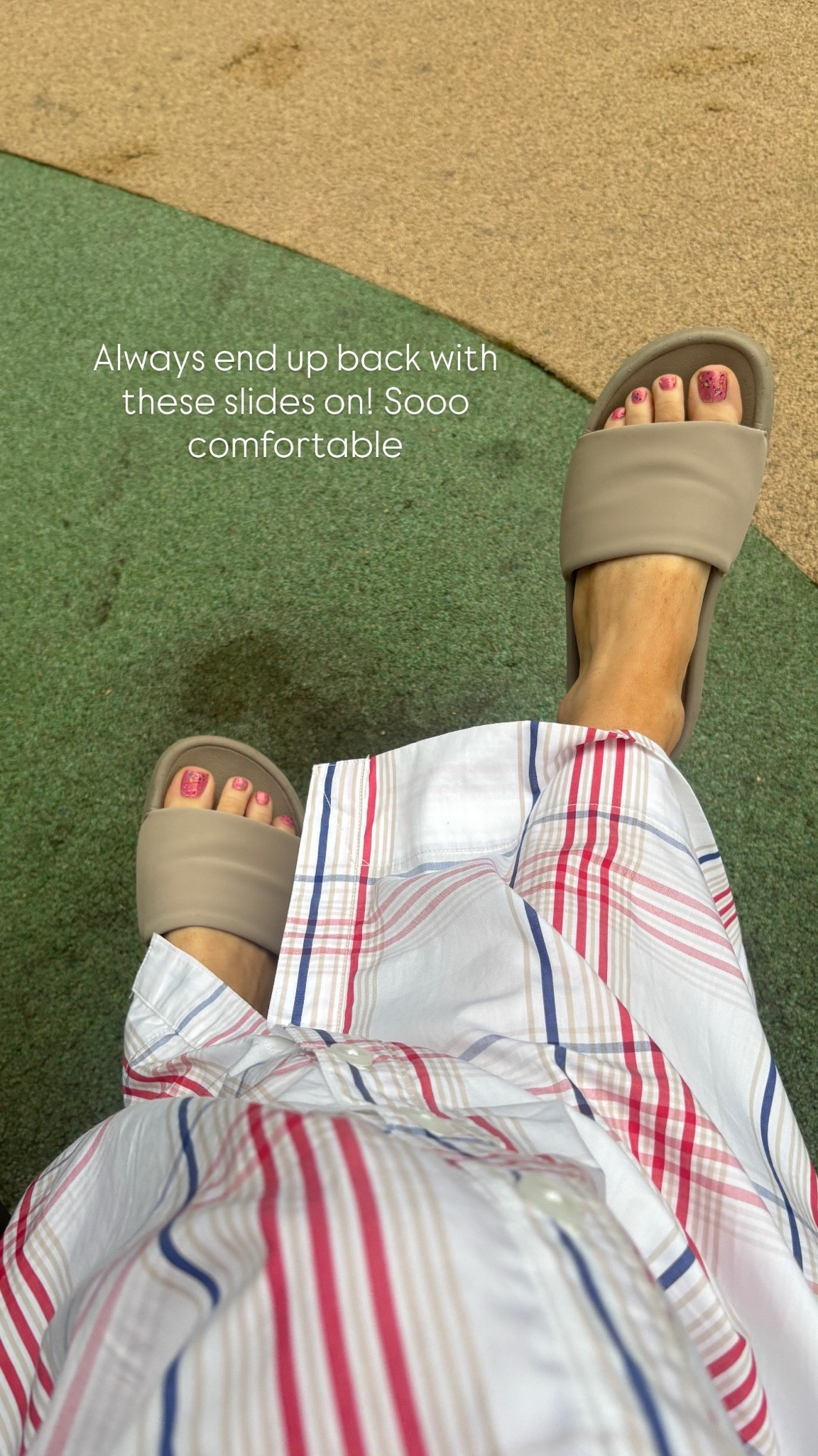 Slides - Lulu look alikes but softer and way cheaper!

#LTKootd #LTKSaleAlert #LTKfitnessgoals