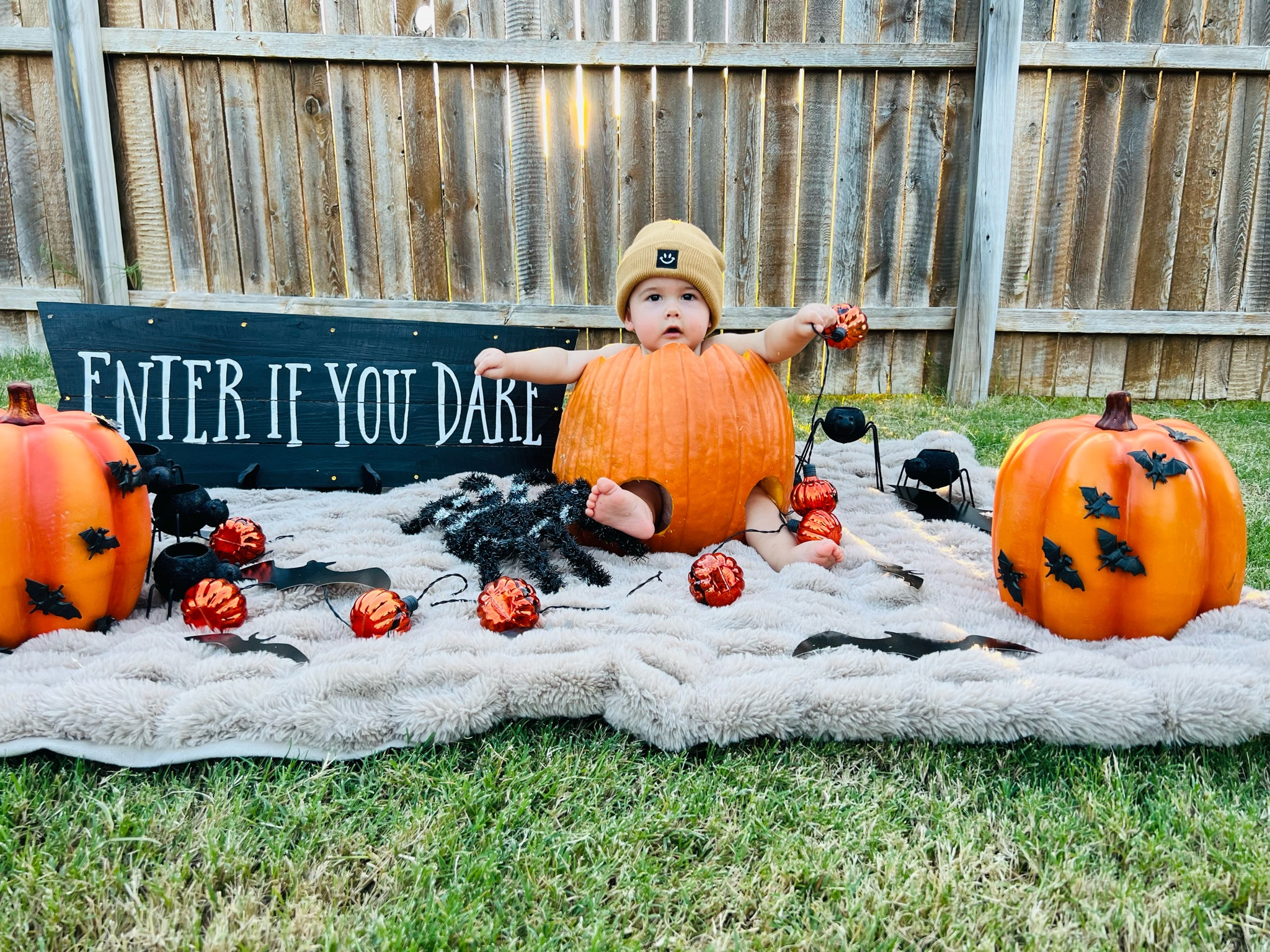 SpOokY SeAsoN 👻🎃 baby in a pumpkin | fall Photoshoot | baby's first Halloween | baby boy 

#LTKHalloween #LTKbaby #LTKkids