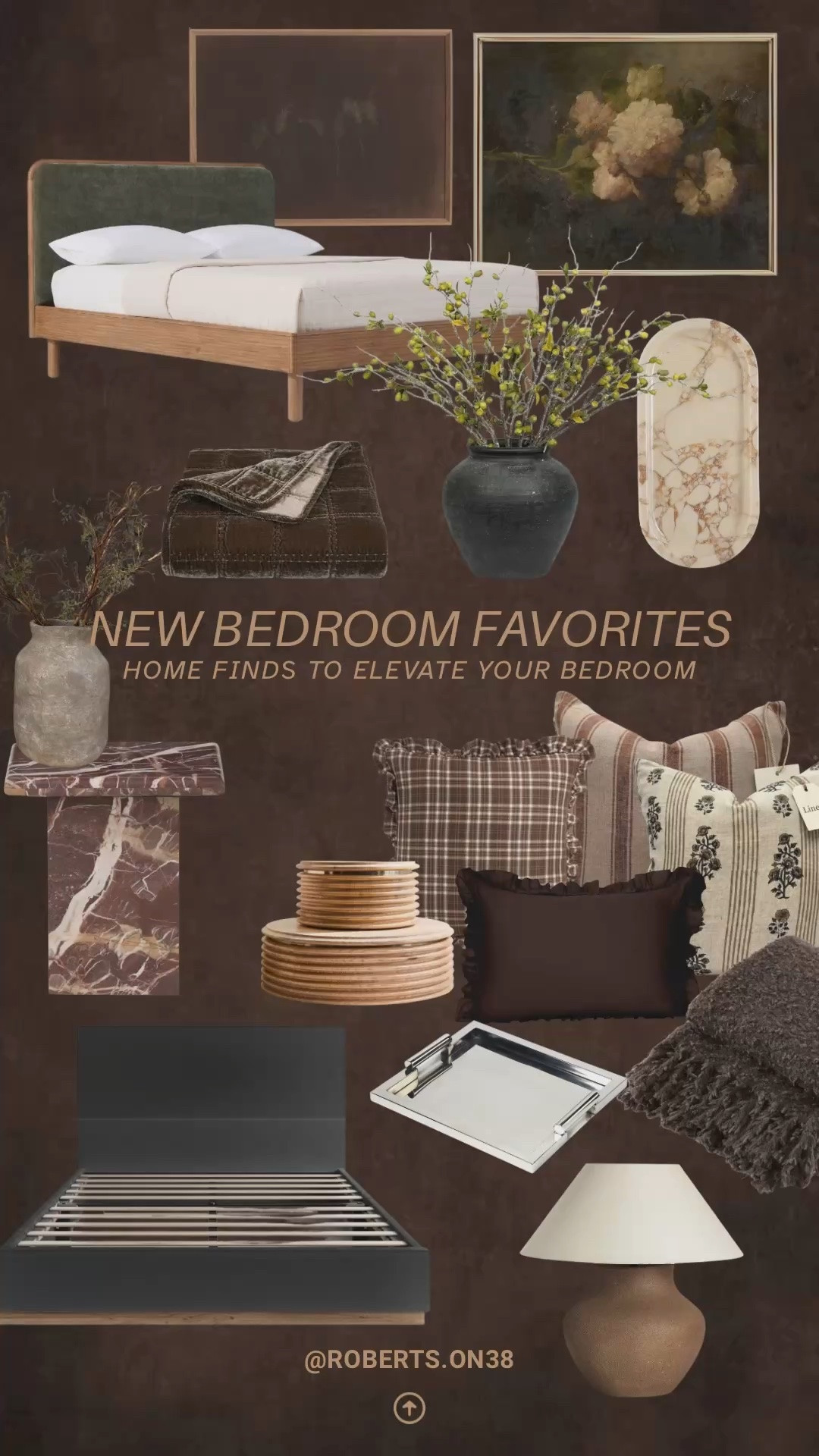 Moody bedroom decor has officially taken over my saved folder 🤎

These are the kinds of pieces that make a bedroom feel layered, cozy, and expensive without needing a full renovation. Rich woods, vintage-inspired artwork, warm lighting, textured pillows, and deep chocolate tones just make a space feel calmer.

The darker, moodier palette this year? I’m fully here for it.

#LTKHome #LTKSaleAlert #LTKSeasonal