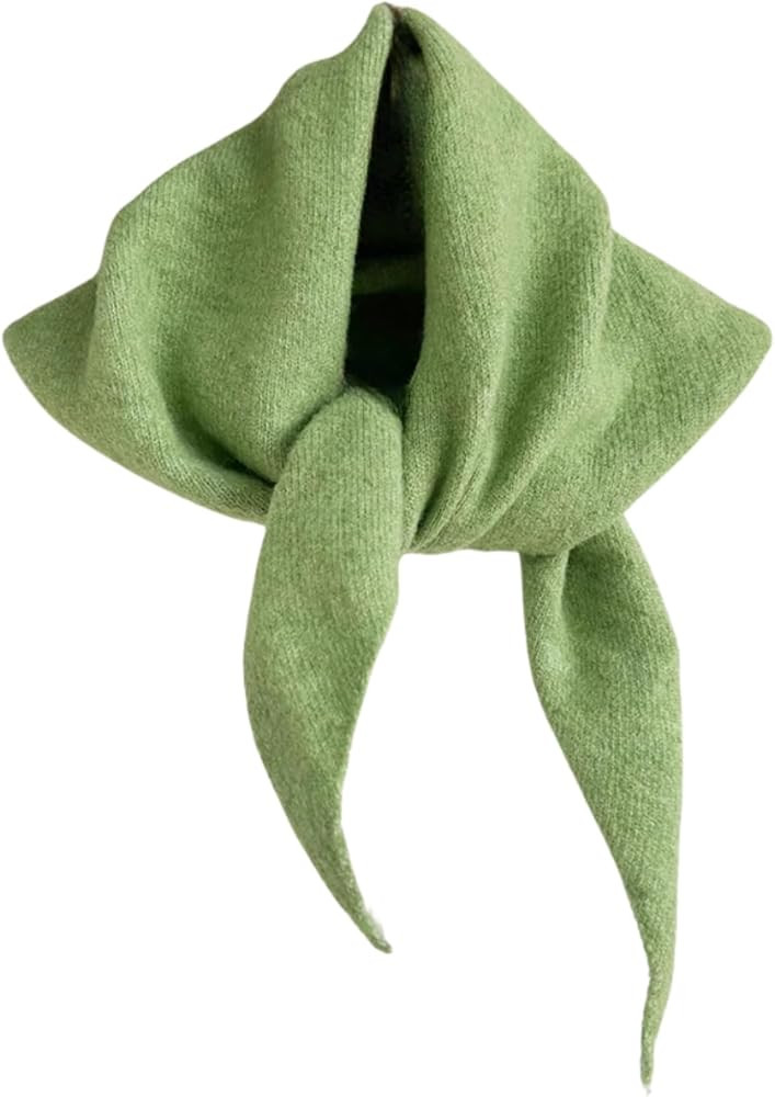 Knit Triangle Scarf Y2k Bandana Head Scarf Aesthetic Accessories | Amazon (US)