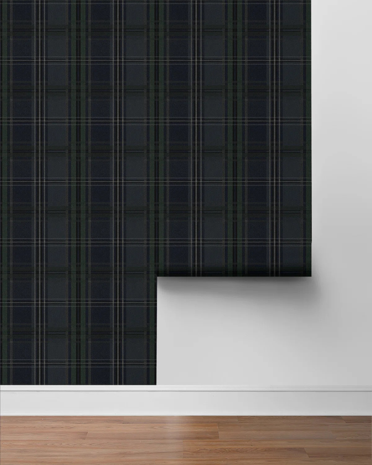 Athena Peel & Stick Plaid Roll | Wayfair North America