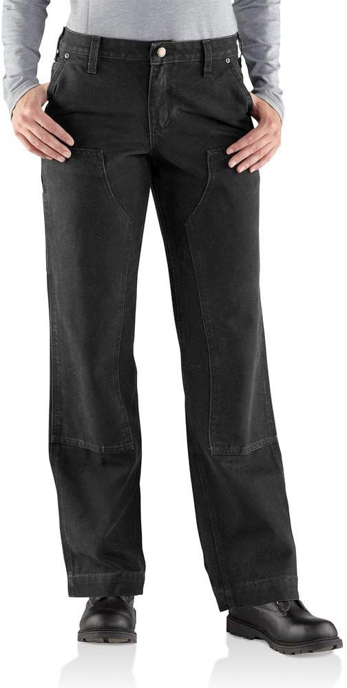 Carhartt Women's Relaxed Fit Sandstone Kane Dungaree Pant Short | Amazon (US)