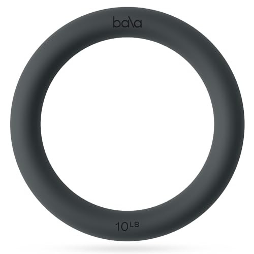 Bala Power Ring, 2-in-1 Kettlebell & Dumbbell, 10lb (Charcoal) - Full Body Home Gym Workout Equipment for Strength Training, HIIT, Pilates, & Aerobics Exercises - Fitness Equipment for Working Out | Amazon (US)