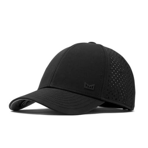 melin A-Game Icon Hydro, Black, Performance Snapback Hat, Water-Resistant Baseball Cap for Men & Women, Medium-Large | Amazon (US)