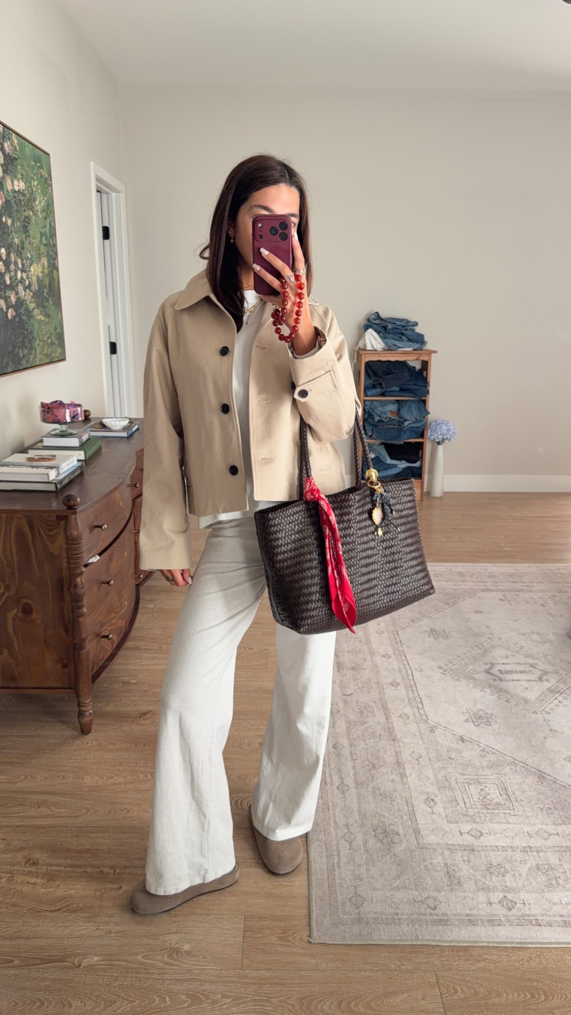 Casual spring outfit! S jacket and one size pants ! 

#LTKootd #LTKspring #LTKspringtrends