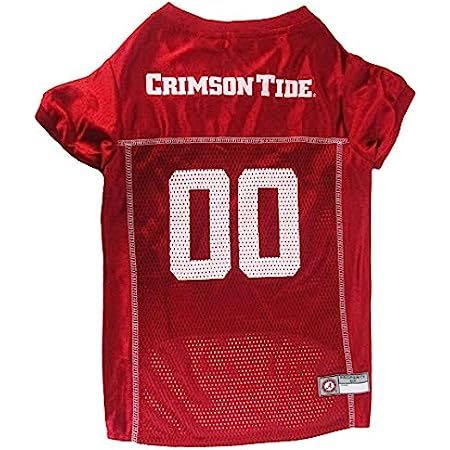 Pets First NCAA Alabama Crimson Tide Dog Jersey, X-Small | Amazon (US)