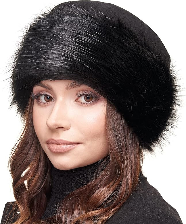 Futrzane Kozak Chapka avec Polaire en Fausse Fourrure pour Hiver | Amazon (FR)