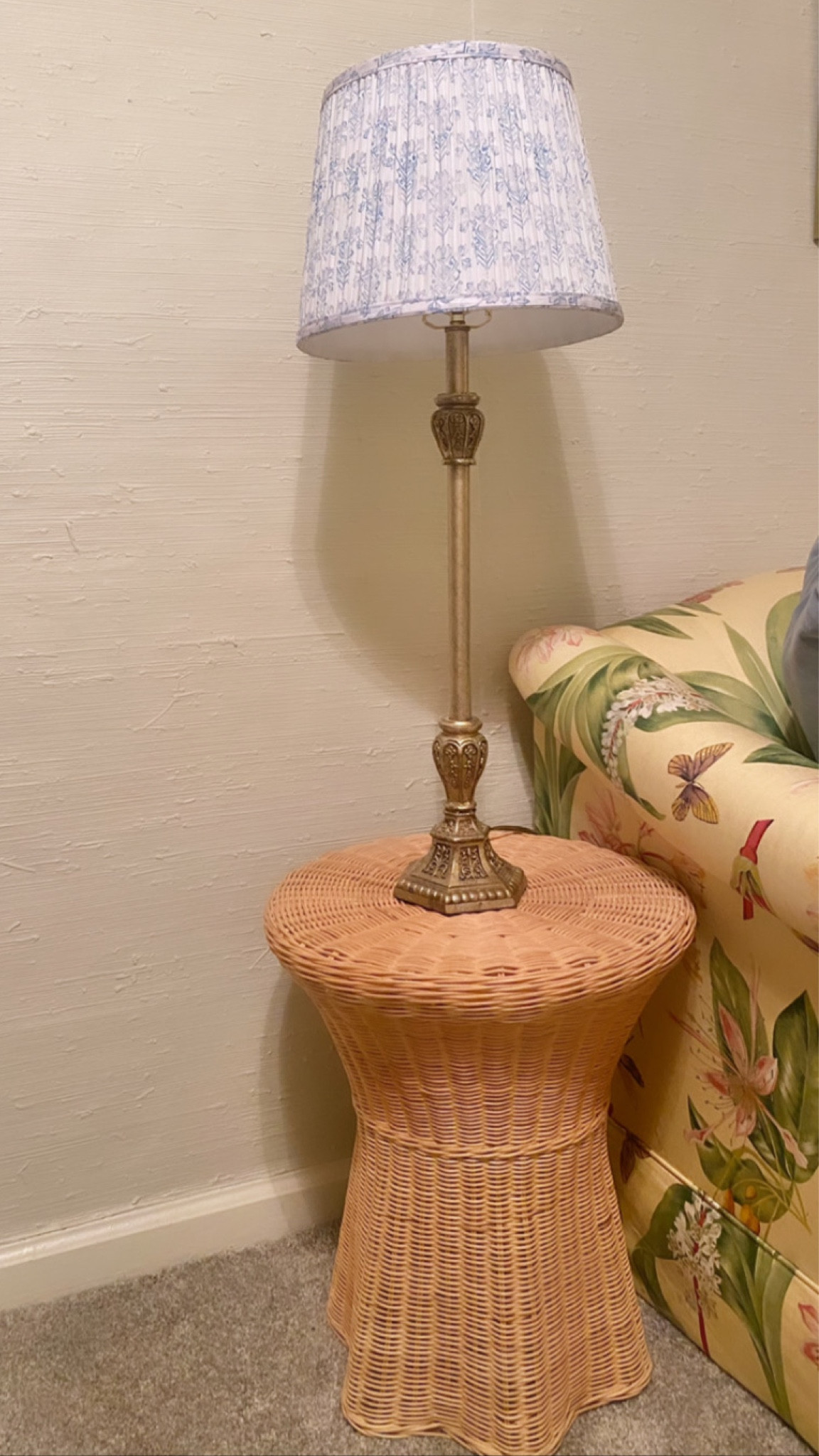 Rattan scallop end table 
Rattan side table 
Scalloped end table
Scalloped side table 
Rattan end table 

#LTKhome #LTKstyletip