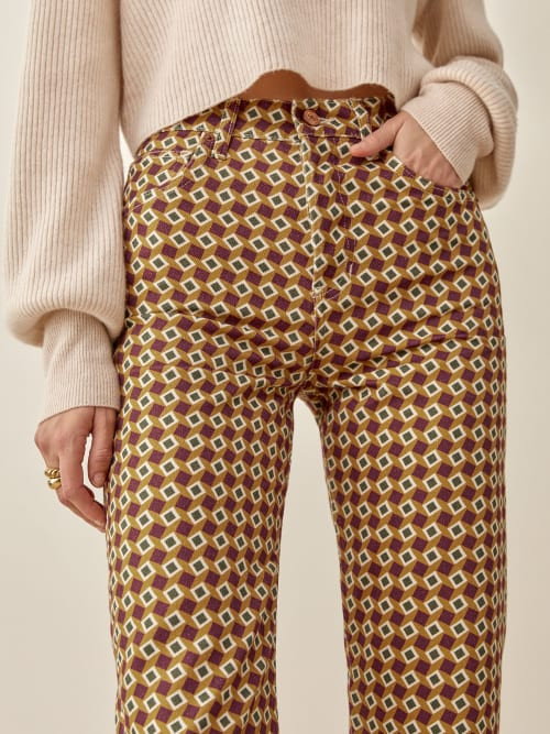 Mezzanine High Rise Straight Jeans | Reformation (Global)