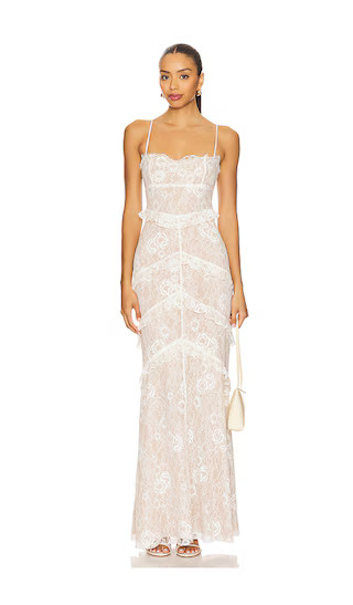 Tracy Gown in Ivory | Revolve Clothing (Global)