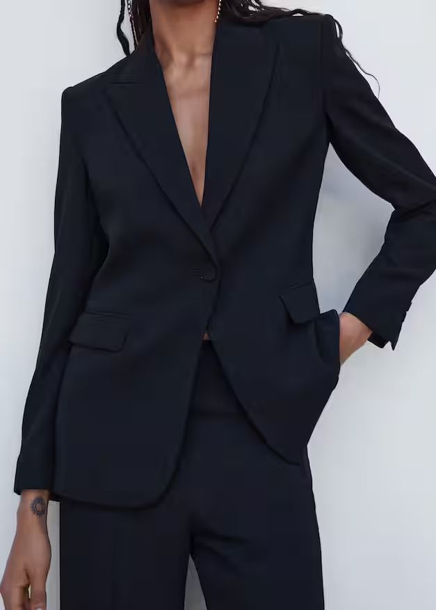Suit jacket with buttons  -  Woman | Mango Canada | Mango Canada