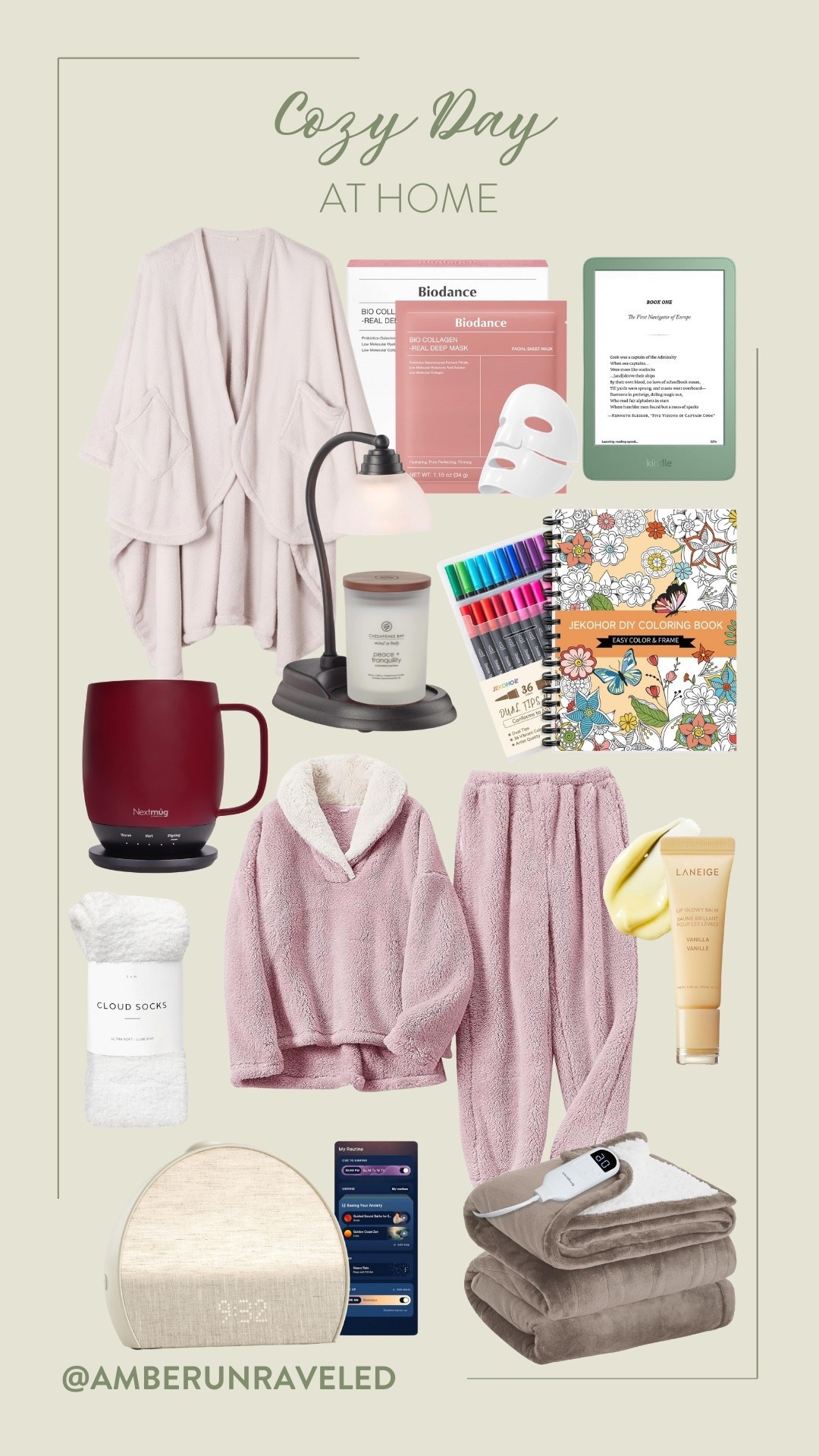 Treat yourself to a full day of skincare, soft blankets, and zero stress. You’ll feel like a brand new person once you finally emerge from your cozy cocoon!
amazon finds, lounge wear, pamper essentials, beauty must haves, kindle, homebody, home decor, self care

#LTKFindsUnder50 #LTKBeauty #LTKSeasonal