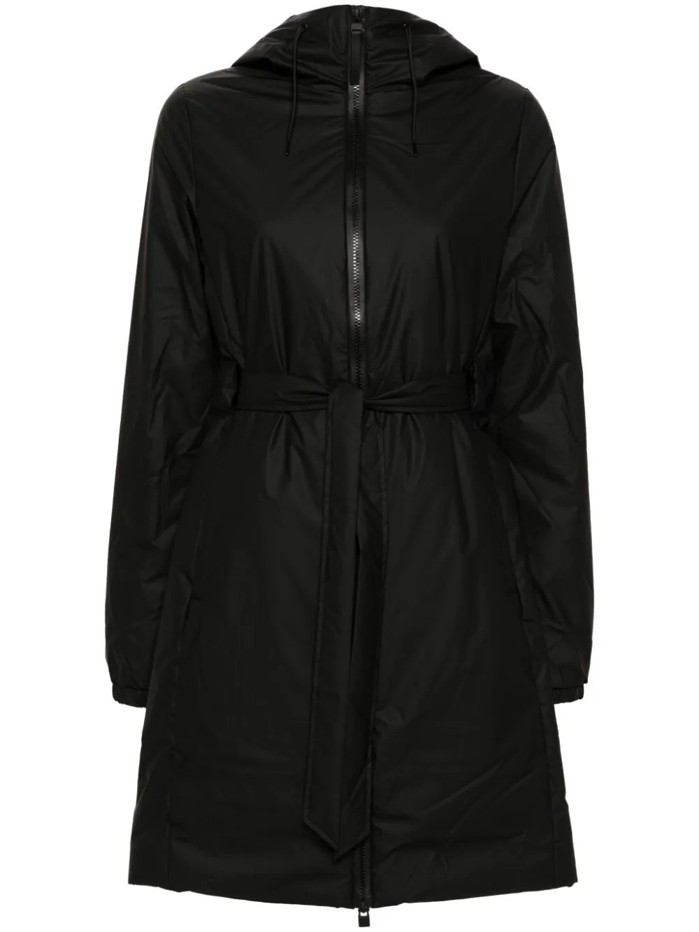 Rains Lohja insulated coat - Black | Farfetch Global